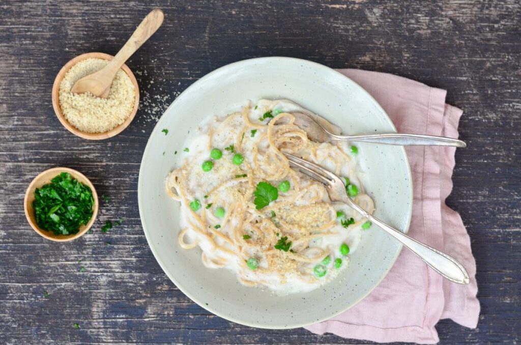 Vegane Alfredo Sauce unsere cremige Sauce aus Blumenkohl VollwertBlog